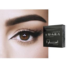 Amara Monthly Color Contact Lenses in Matcha – Product Photo 1