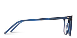 Shop Modo Unisex Square Eyeglasses in Transparent dark blue online.