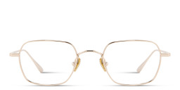 Shop Modo Unisex Rectangle Eyeglasses in Gold online.