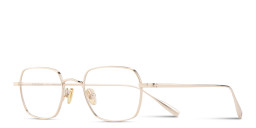 Shop Modo Unisex Rectangle Eyeglasses in Gold online.