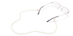 Unchained Society White Beads Unisex Glasses Chain – Product Photo 4
