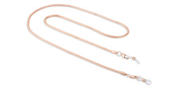 Unchained Society Unisex Rose Gold Metal Snake Glasses Chain – Product Photo 1