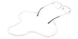 Unchained Society White Seashells Unisex Glasses Chain – Product Photo 4