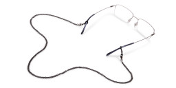 Shop Unchained Society Unisex Black Metal Glasses Chain online.