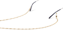 Unchained Society Unisex Twisted Gold Metal Glasses Chain – Product Photo 3