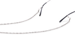 Unchained Society Unisex Twisted Silver Metal Glasses Chain – Product Photo 3