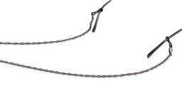 Unchained Society Unisex Twisted Black Metal Glasses Chain – Product Photo 3