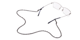 Unchained Society Unisex Twisted Black Metal Glasses Chain – Product Photo 4