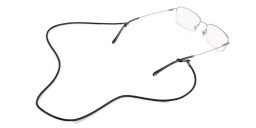 Unchained Society Unisex Black Leather Glasses Cord – Product Photo 4