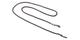 Unchained Society Unisex Black Leather Glasses Cord in Brown – Product Photo 2