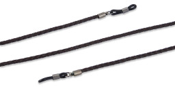Unchained Society Unisex Brown Leather Glasses Cord – Product Photo 2