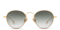 Shop Eyepetizer Julien Unisex Round Sunglasses in Gold online.