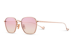 Eyepetizer Jondal Unisex Square Sunglasses in Rose Gold – Product Photo 2