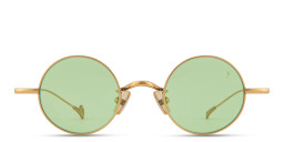 Eyepetizer Jeremy Unisex Round Sunglasses in Gold – Product Photo 1