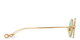 Eyepetizer Jeremy Unisex Round Sunglasses in Gold – Product Photo 4