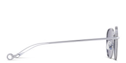 Eyepetizer Alen Unisex Round Sunglasses in Silver – Product Photo 4