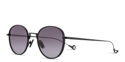 Eyepetizer Alen Unisex Round Sunglasses in Black – Product Photo 2