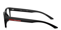 Prada Linea Rossa Rectangle Eyeglasses in Black – Product Photo 3