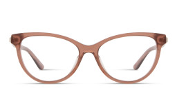 Guess Logo Lettering Cat-Eye Eyeglasses in Transparent Violet – Product Photo 1