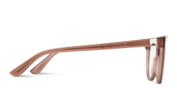 Guess Logo Lettering Cat-Eye Eyeglasses in Transparent Violet – Product Photo 3