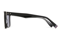 Tommy Hilfiger Rectangle Sunglasses in Black – Product Photo 2