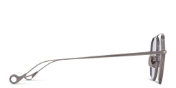 Shop Eyepetizer Build Unisex Round Sunglasses in Gunmetal online.