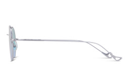 Eyepetizer Triomphe Unisex Irregular Sunglasses in Silver – Product Photo 3