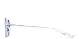Eyepetizer Van Unisex Irregular Sunglasses in Silver – Product Photo 3