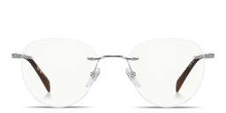 Shop DAVID BECKHAM Talisman Rimless Panthos Eyeglasses in Ruthenium online.