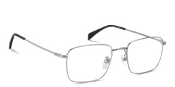 DAVID BECKHAM Talisman Square Eyeglasses in Silver – Product Photo 3