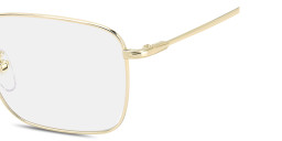 Shop DAVID BECKHAM Talisman Square Eyeglasses in Gold online.