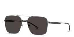 Hugo Boss Logo-Engraved Rectangle Sunglasses in Grey – Product Photo 2