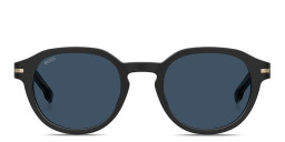 Hugo Boss Logo Lettering Panthos Sunglasses in Black/Blue – Product Photo 2