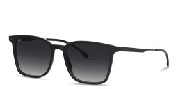 Shop Hugo Boss Logo-Engraved Square Sunglasses in Grey online.