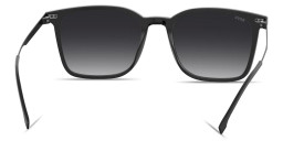 Shop Hugo Boss Logo-Engraved Square Sunglasses in Grey online.