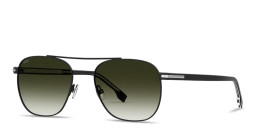 Hugo Boss Logo Lettering Rectangle Sunglasses in Grey – Product Photo 2
