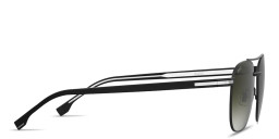 Hugo Boss Logo Lettering Rectangle Sunglasses in Grey – Product Photo 3