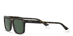 Polaroid Logo Lettering Rectangle Sunglasses in Havana – Product Photo 2