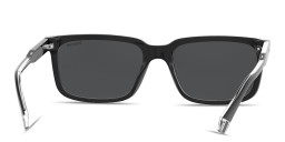 Polaroid Logo Lettering Rectangle Sunglasses in Black – Product Photo 4