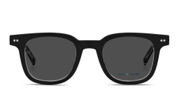 Tommy Hilfiger Flag Logo Square Sunglasses in Black/Grey – Product Photo 4