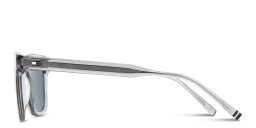 Tommy Hilfiger Flag Logo Square Sunglasses in Grey – Product Photo 4