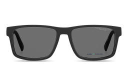 Tommy Hilfiger Flag Logo Rectangle Sunglasses in Black – Product Photo 1