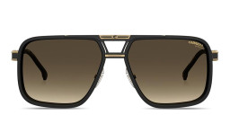 Shop Carrera Logo Signature Aviator Sunglasses in Black online.