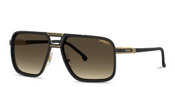 Shop Carrera Logo Signature Aviator Sunglasses in Black online.