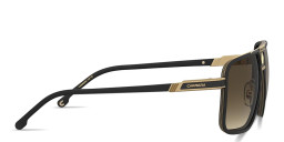 Shop Carrera Logo Signature Aviator Sunglasses in Black online.