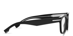 نظارات طبية مربّعة بتوقيع العلامة من هوجو بوس بلون أسود - صورة المنتج 3