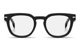 Hugo Boss Logo Signature Square Eyeglasses in Black – Product Photo 1