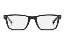 Hugo Boss Rectangle Eyeglasses in Black – Product Photo 1