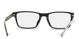 Hugo Boss Rectangle Eyeglasses in Black – Product Photo 4