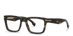 Hugo Boss Rectangle Eyeglasses in Havana – Product Photo 2